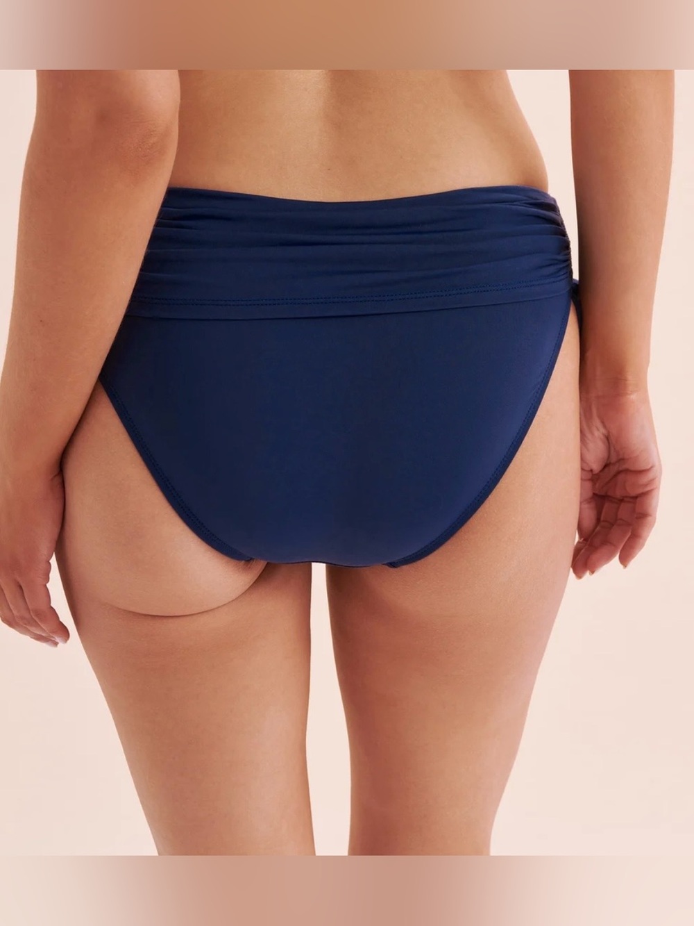 Bleu Rod Beattie Kore Shirred Hipster Bikini Bottom Size 10 - Picture 4 of 8